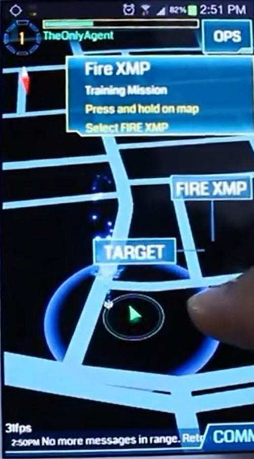 augmented reality ingress mobile game