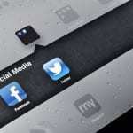 Facebook and Twitter applications mobile apps