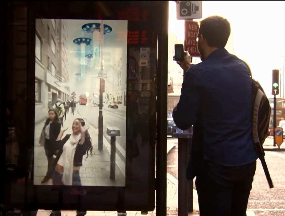 Pepsi Max Augmented Reality Bus Shelter