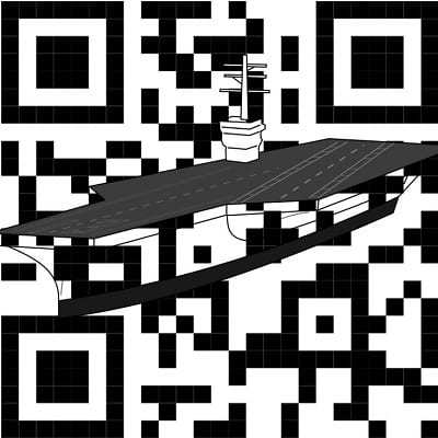 ship boat aircraft carrier qr codes