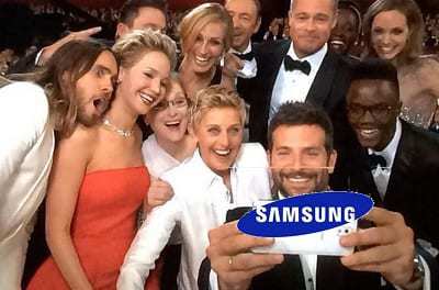 social media marketing oscars 2014 selfie