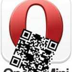 Opera Mini QR code reader