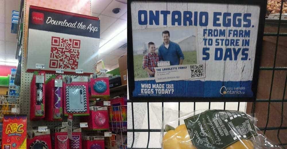 QR code detective - michaels art store and eggs