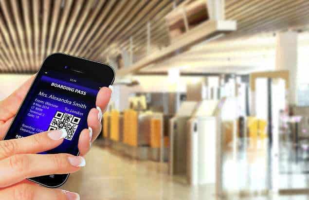 mobile wallet qr codes boarding pass