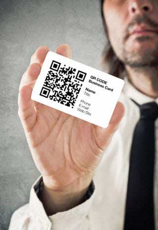 qr codes business card