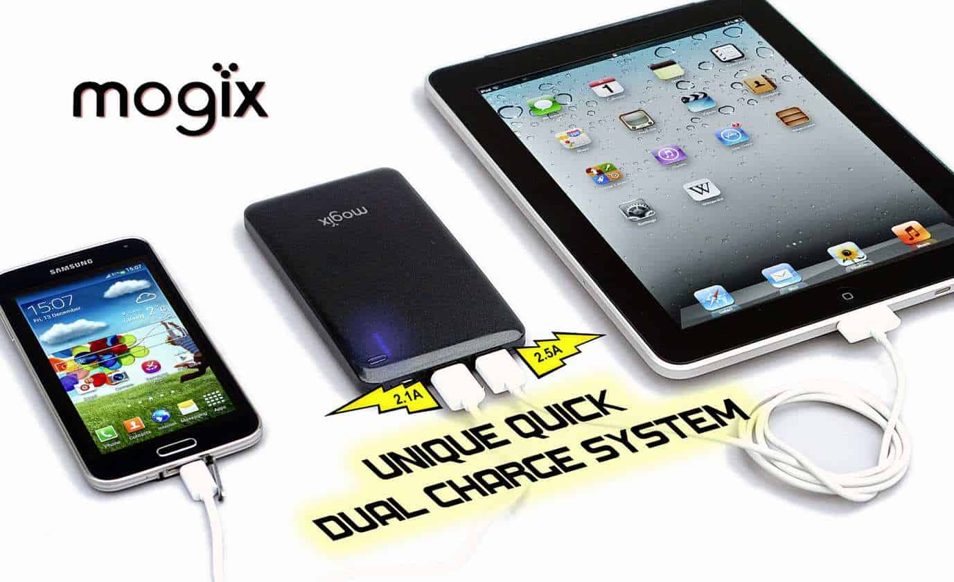 charge two mogix mobile charger battery bank