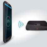 Wireless smartphone Battery Charger And Smartphone Or Tablet