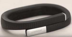 Jawbone Up wearable technology fitness tracker