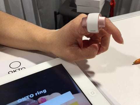 OKTO smart ring wearable technology CES 2016