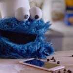 cookie monster mobile ad