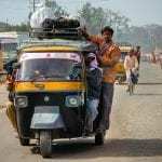 rickshaw taxi qr code tracking