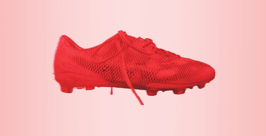 Snapchat Adidas mobile game - Image of Adizero Red Adidas Shoes