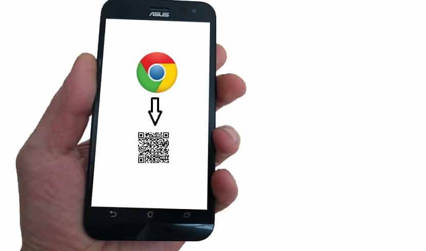 Chrome QR Code Generator - mobile phone - Chrome symbol - QR code
