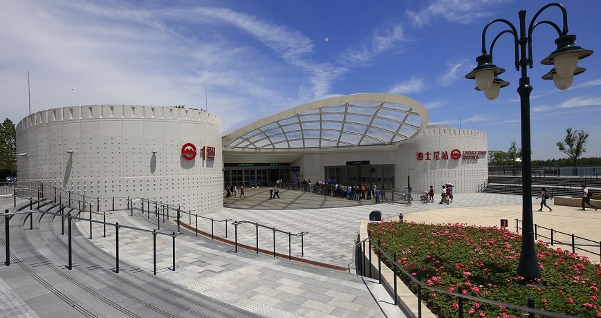 QR Code checks - Shanghai Disney Metro Station