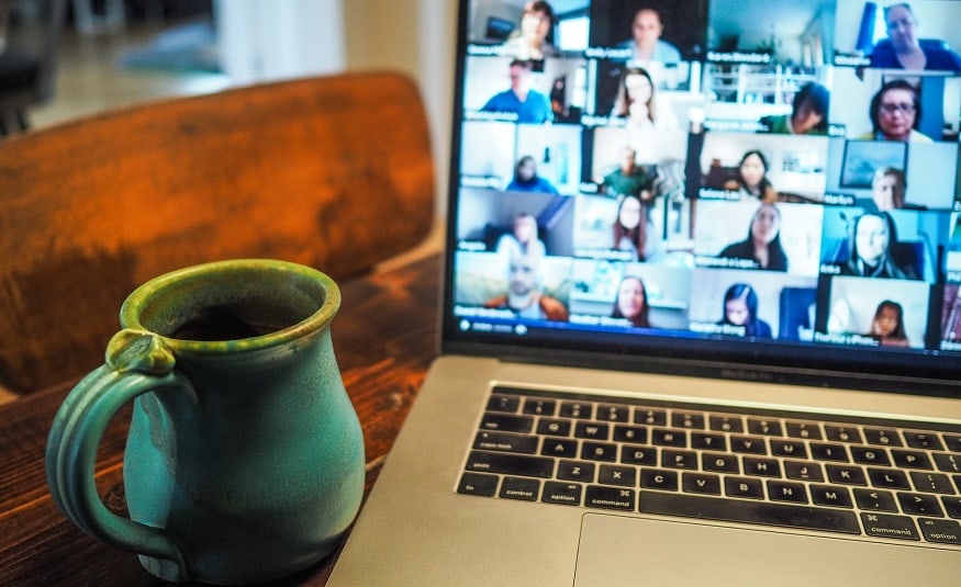 Google Meet - video conference on desktop