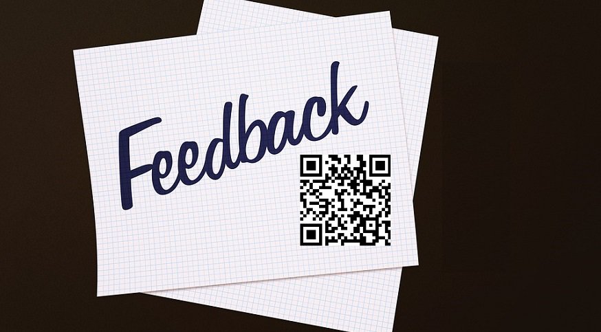 QR code feedback