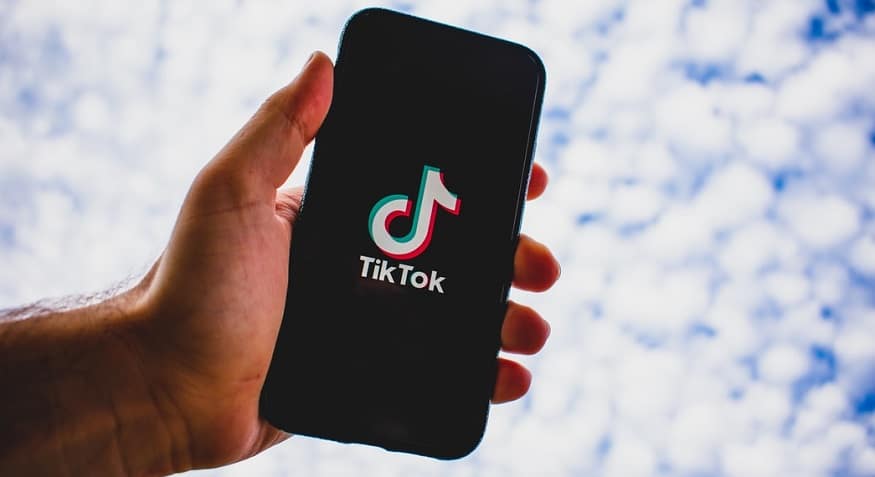 TikTok ban - TikTok app on phone