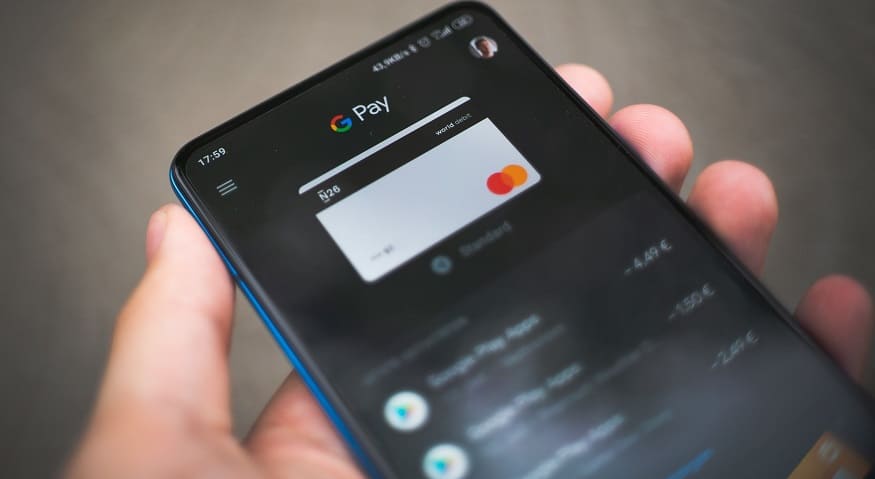 Google Pay in India - person using Google Pay