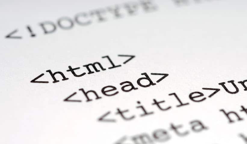 online marketing coding and html
