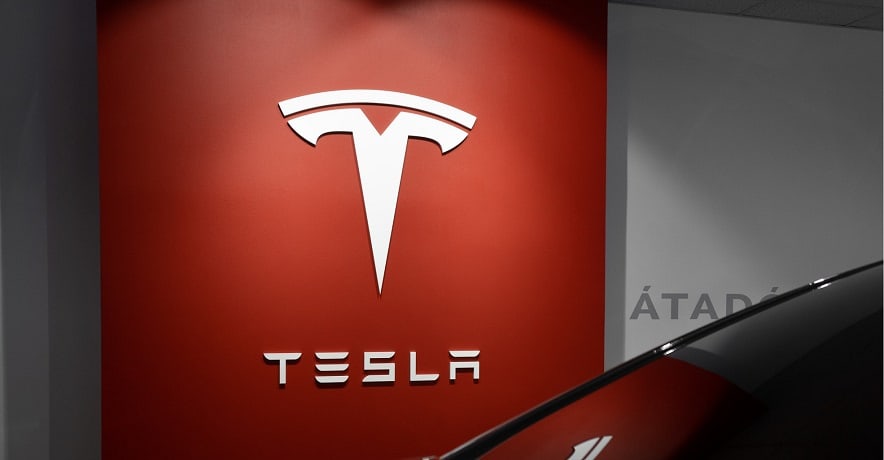 Artificial intelligence - Tesla logo