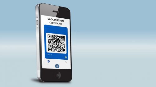 QR code system - vaccine proof