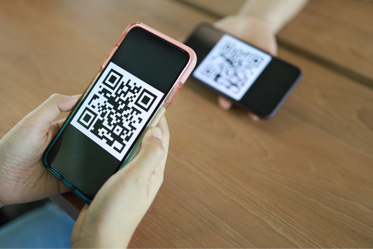 QR code payments - QR code mobile scan