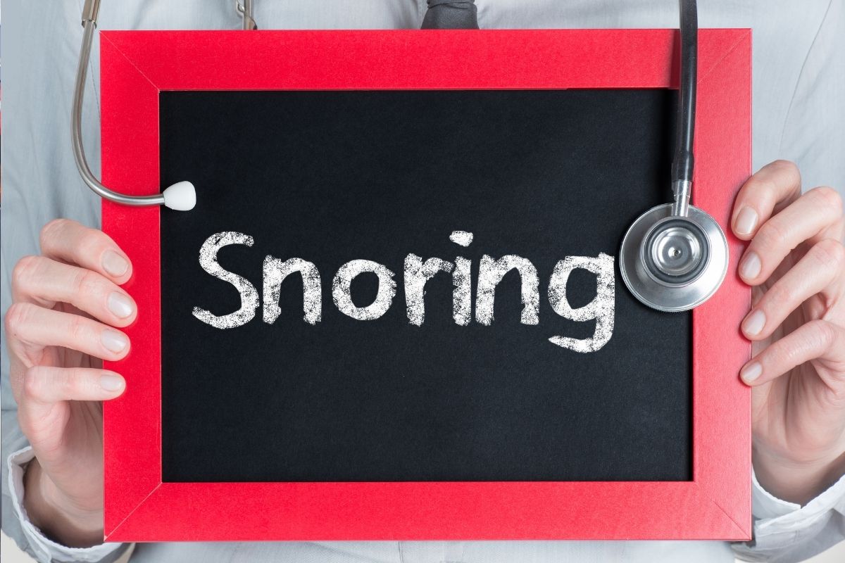 Anti-snoring gadget - Snoring