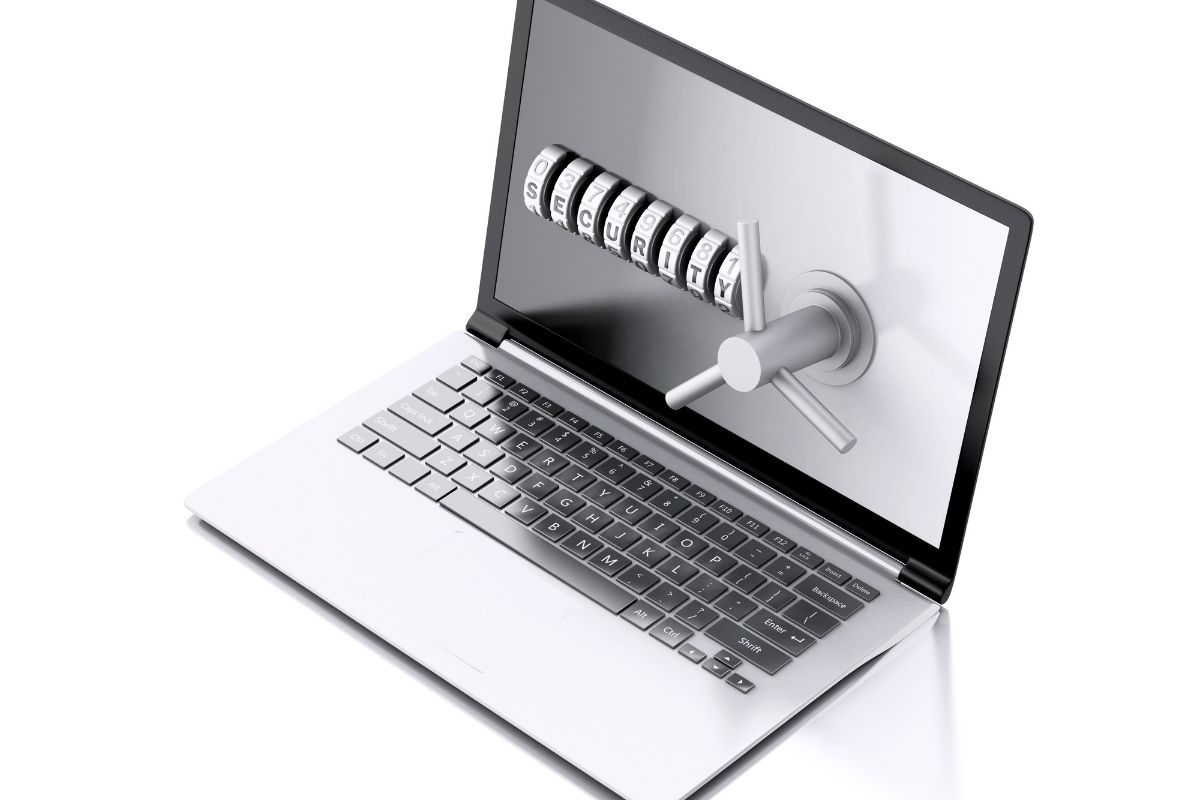 Chrome OS Flex - Image of laptop security