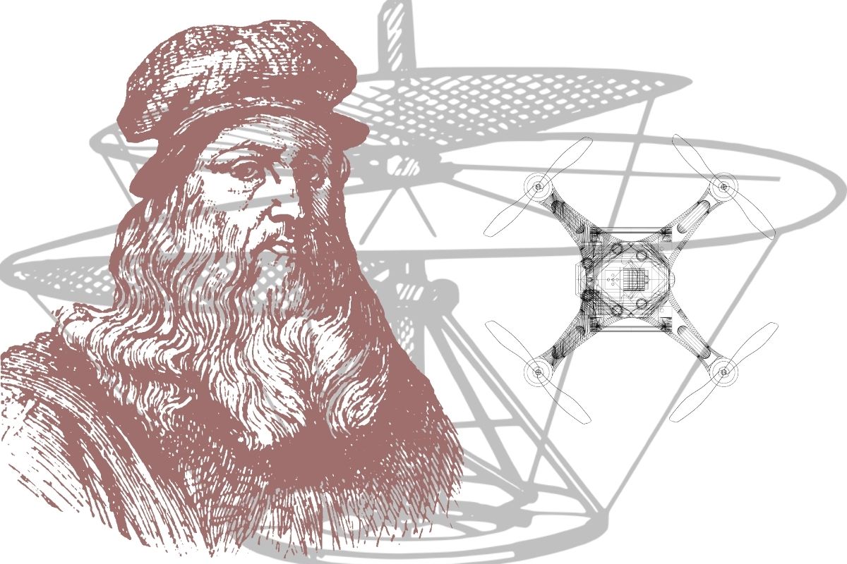 Drone Technology - Da Vinci Helicopter Design and Drone