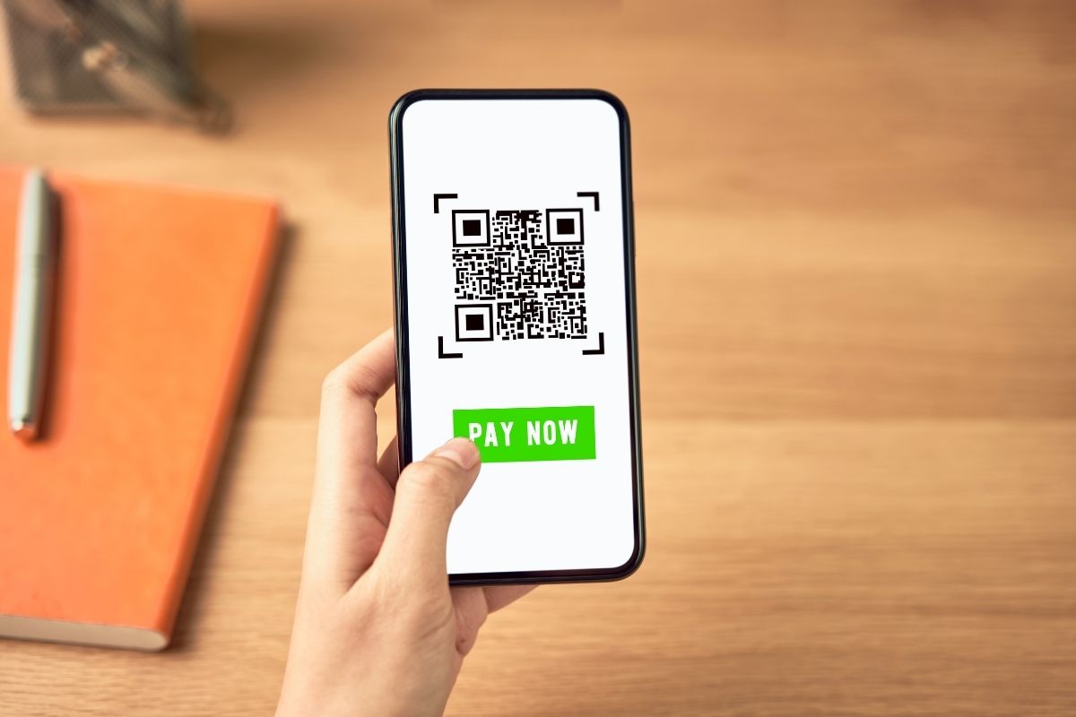 QR code payments - mobile phone