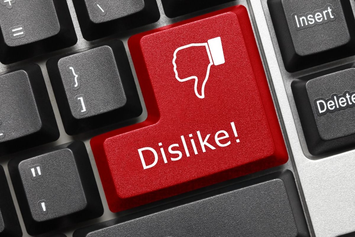 Dislike Button - Keyboard