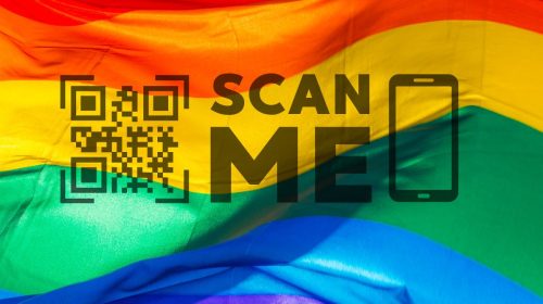 QR Code - Pride Flag