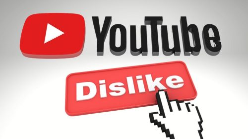 YouTube dislike button