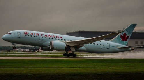 Facial recognition tech - Air Canada Plane