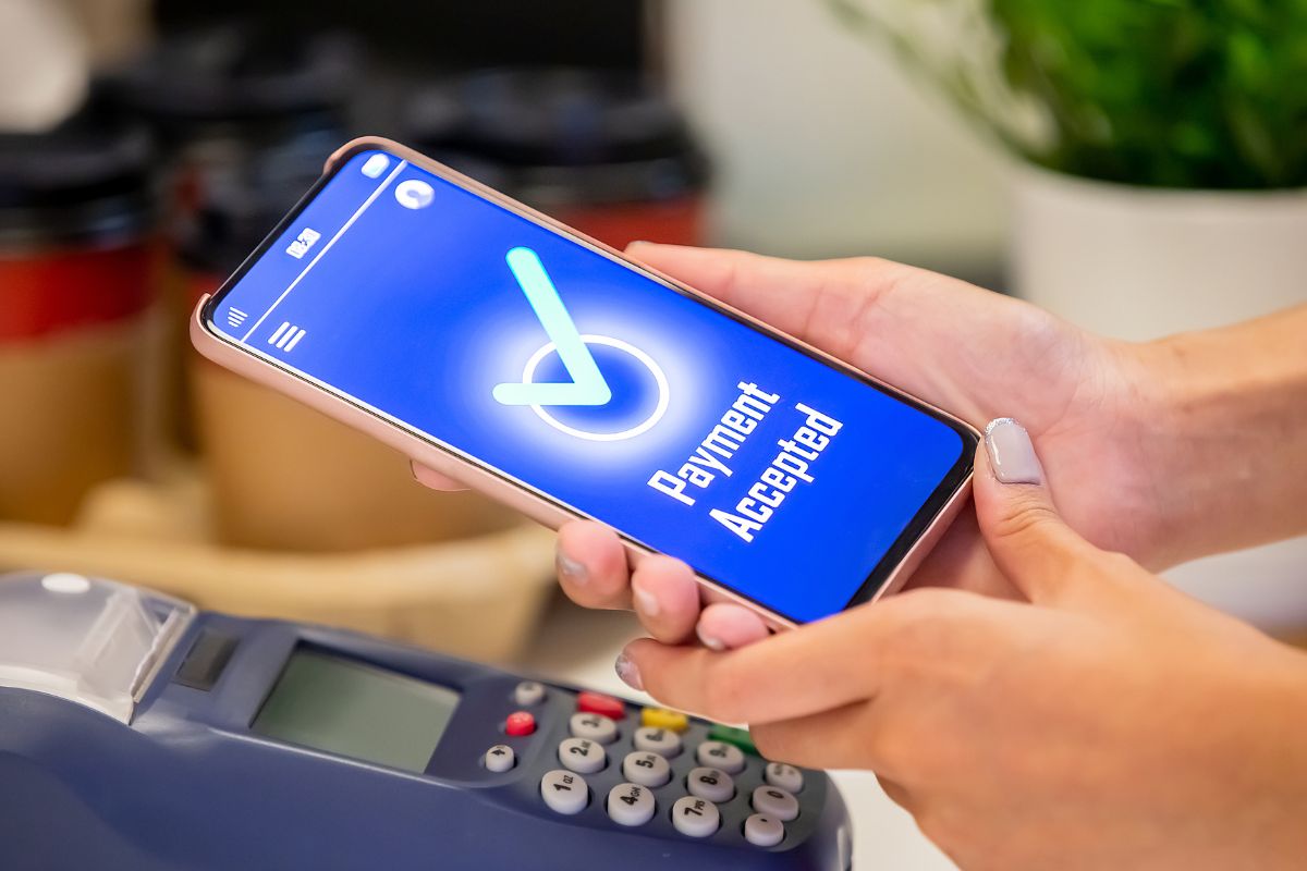 Mobile payment - Making a payment with smartphone
