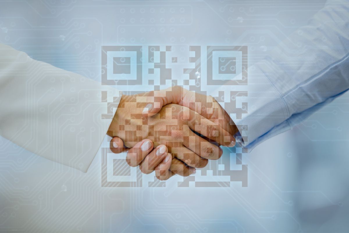 QR code - Partnership - handshake