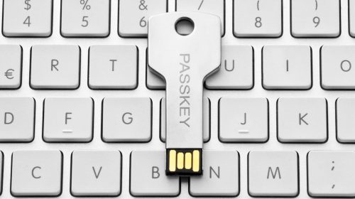 Passkeys - Passkey on keyboard