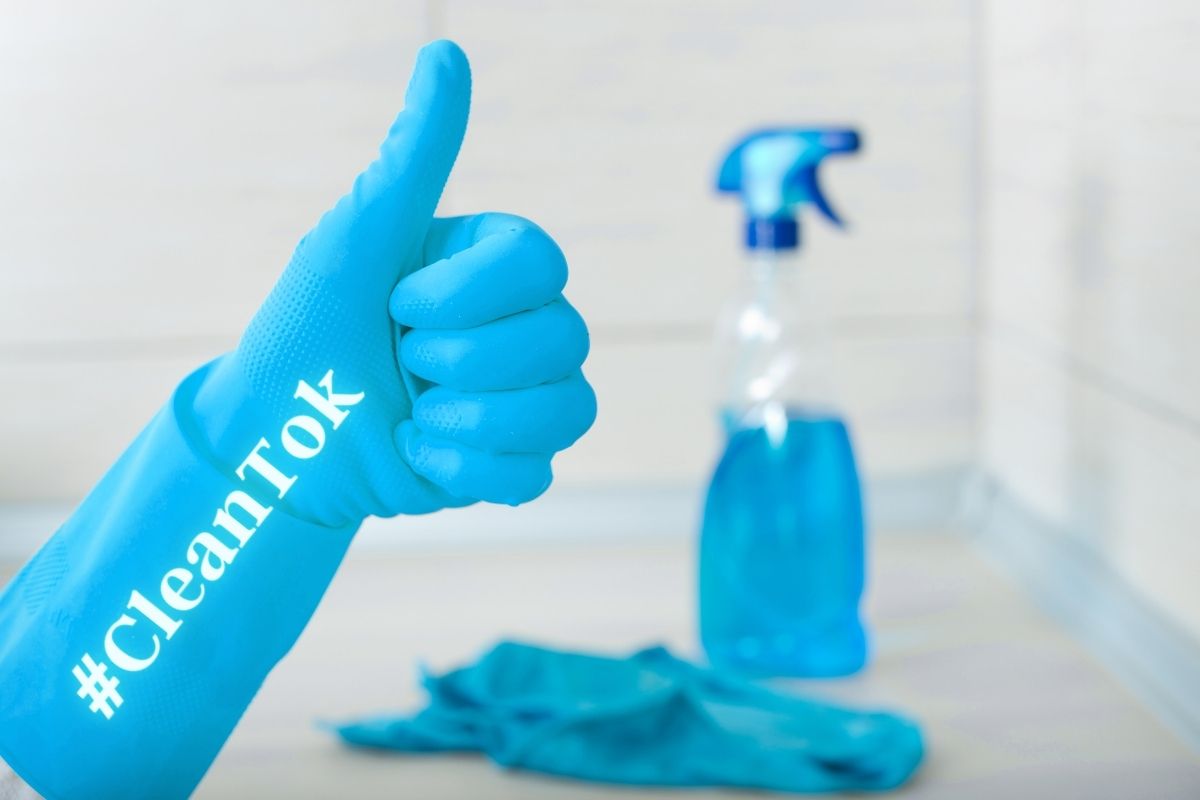 Mobile marketing - cleaning - #cleantok