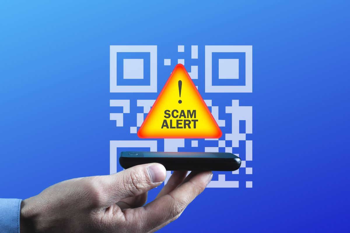 QR code Scam warning