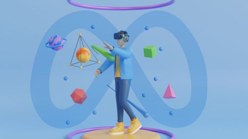 Virtual reality Avatar - Meta Logo