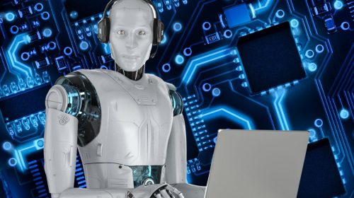 Artificial intelligence - Robot using a computer