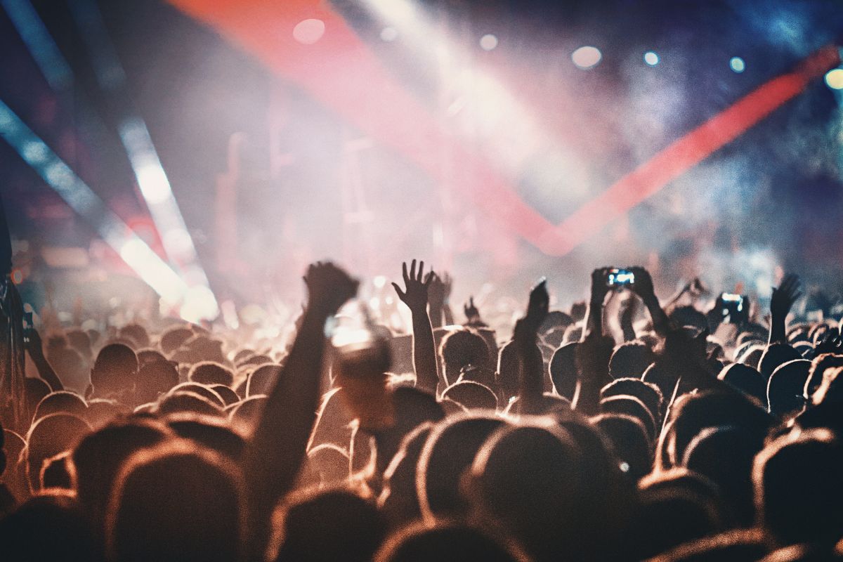 QR Codes - People at a Concert