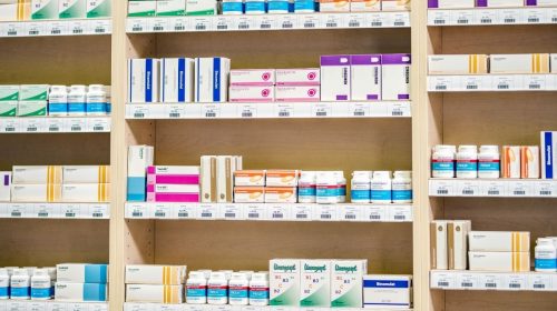 QR code - OTC Medication on a shelf