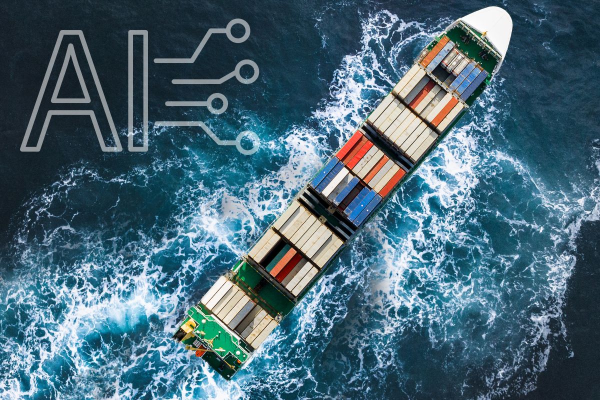Artificial intelligence - Waves around Shipping vessel