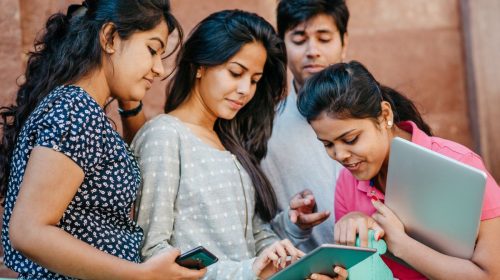 Internet Outages - People looking at devices