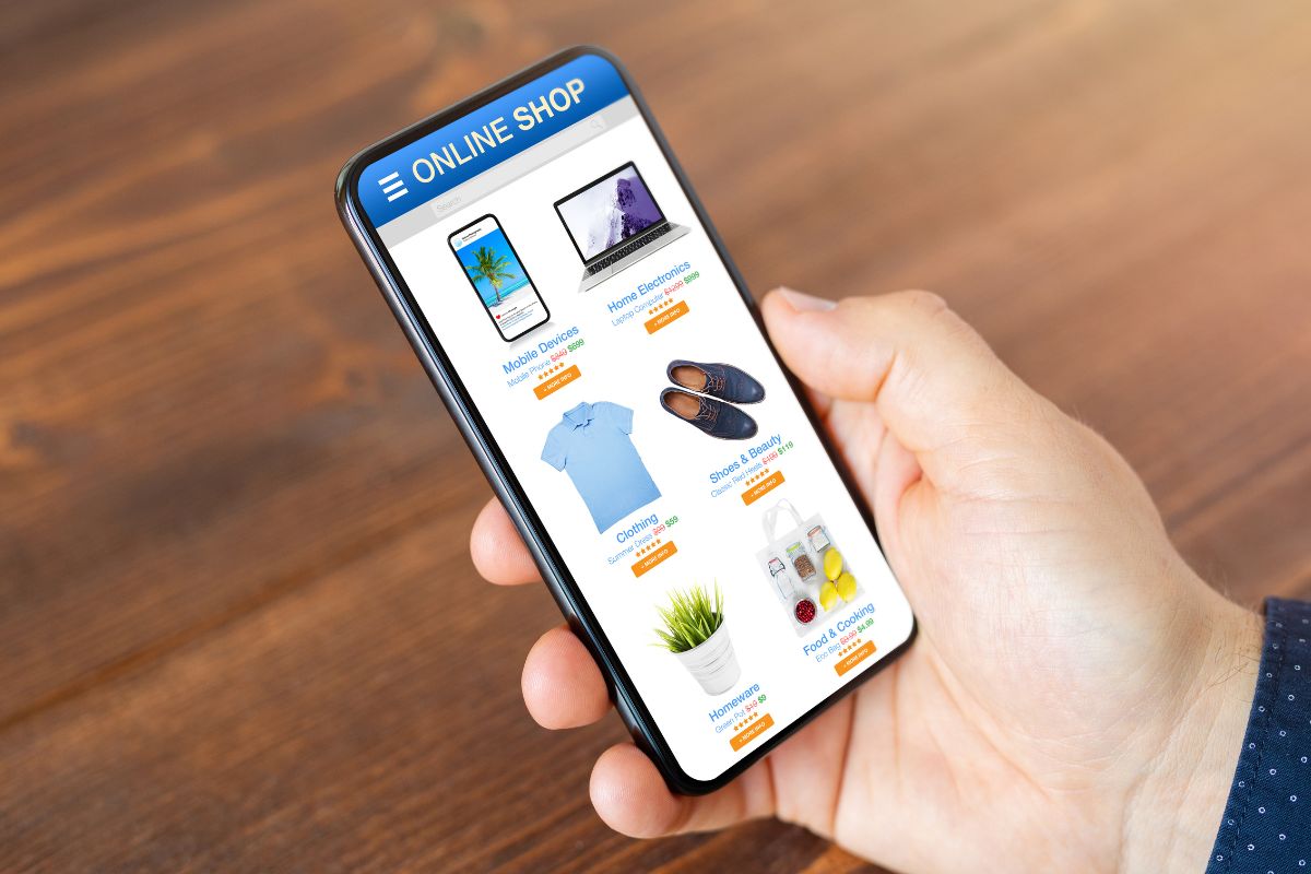 Mobile commerce - Shopping Online via phone