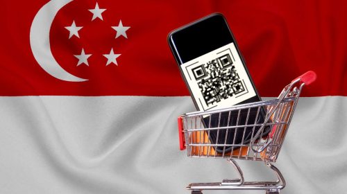 QR code - Merchant mobile payments - Singapore Flag