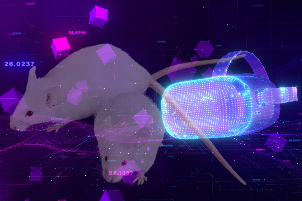 Virtual reality and mice - research