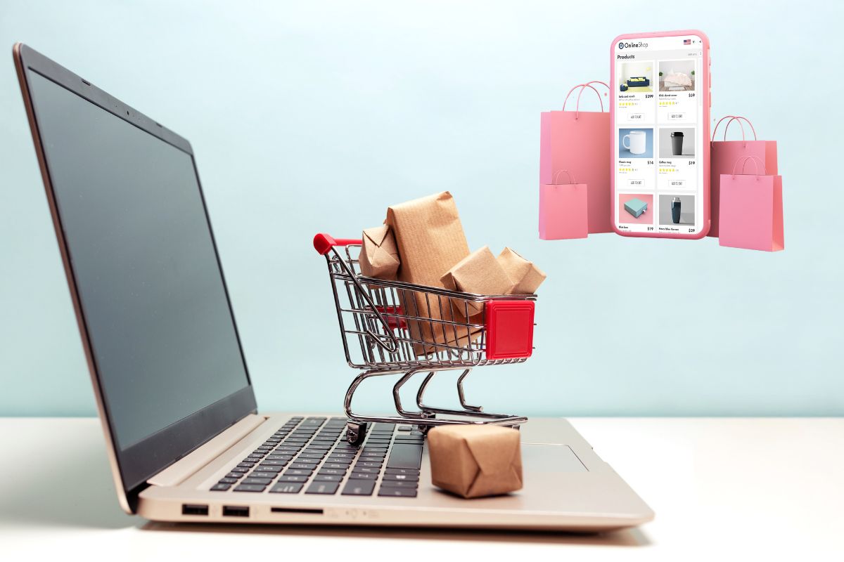 Mobile commerce - different shopping experience on laptop and mobile
