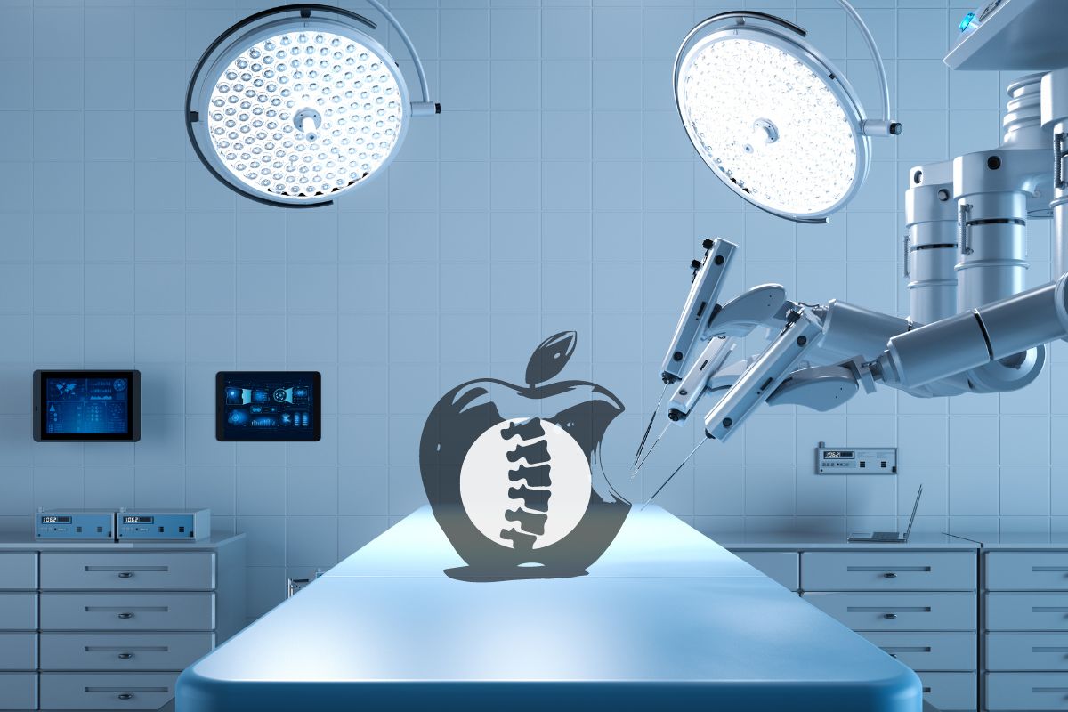 Mixed reality - Apple Logo - Spine Surgery